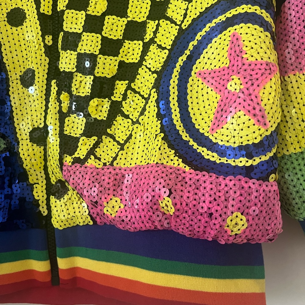 80’s Inspired Sequin Jacket - Picture 5 of 6